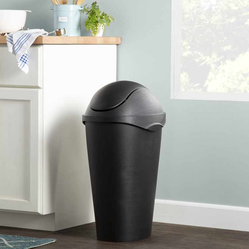 Wayfair Basics 12 Gallon Swing Top Trash Can & Reviews Wayfair